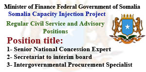 REGULAR CIVIL SERVICE AND ADVISORY POSITIONS